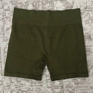 Olive Green Women's Shorts